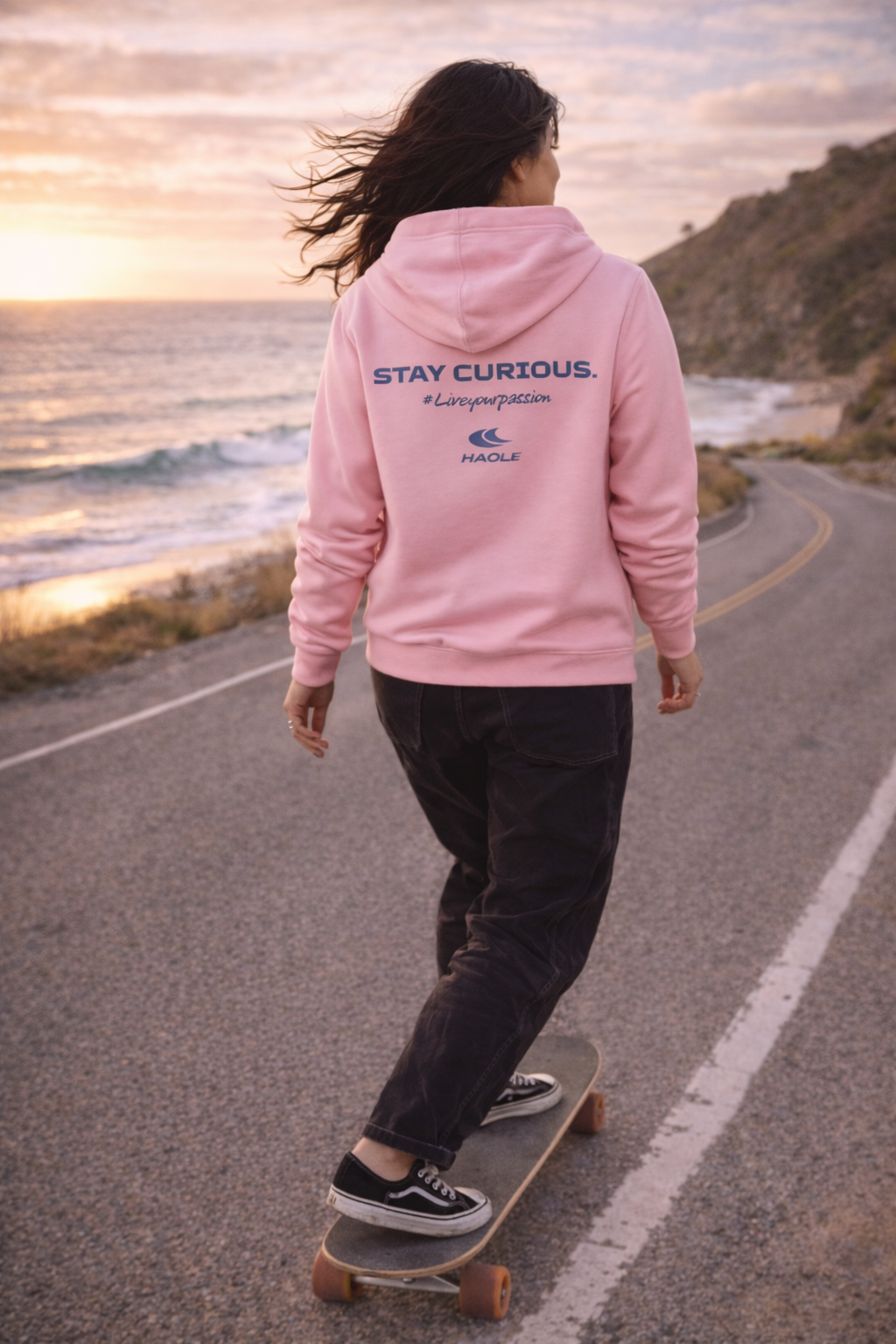 Stay Curious Hoodie - Női